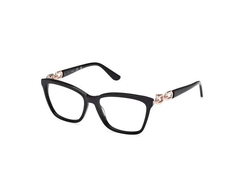 Donna GU50181 001 Montature da vista Acetato Nero Squadrata Normale