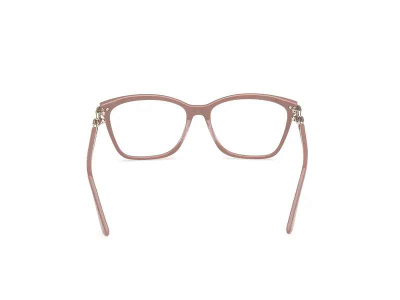 Guess Donna GU50181 057 Montature da vista Acetato Beige Squadrata Normale miniatura 3