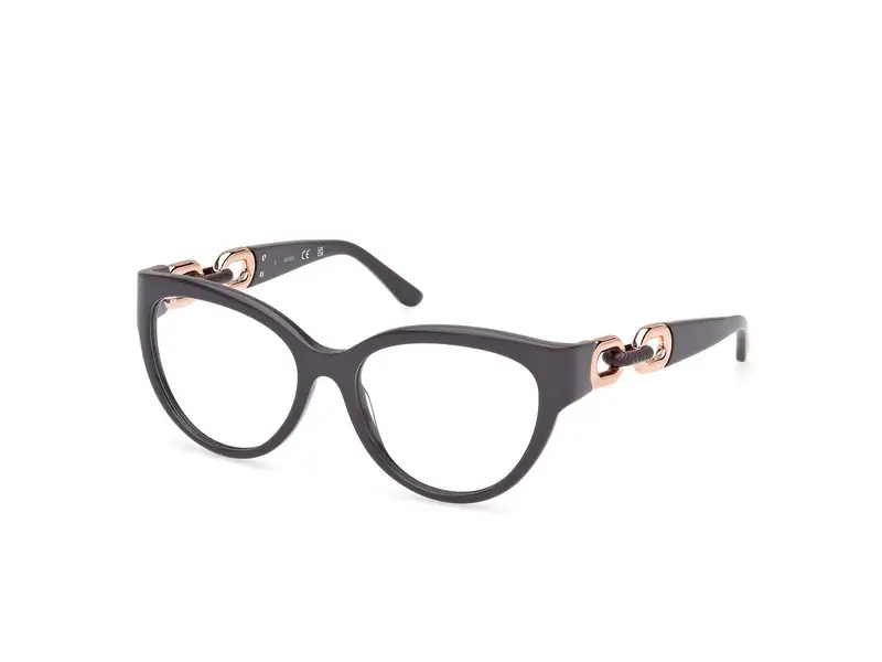 Guess Donna GU50182 020 Montature da vista Acetato Grigio  Cat Eye Normale