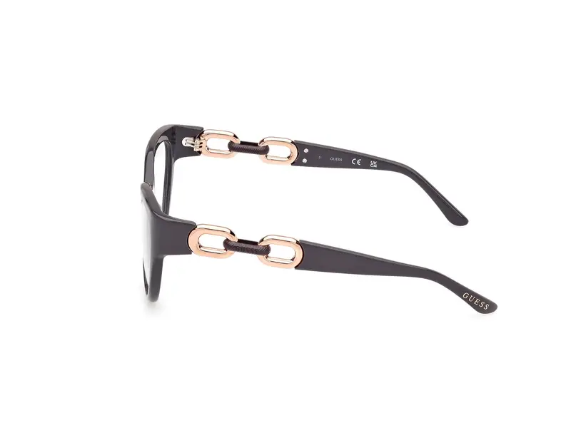 Guess Donna GU50182 020 Montature da vista Acetato Grigio Cat Eye Normale miniatura 2