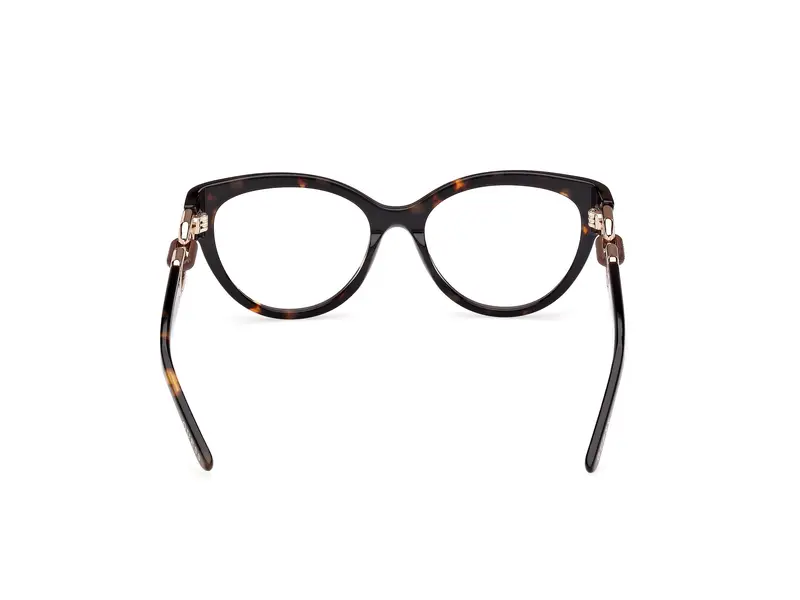 Guess Donna GU50182 052 Montature da vista Acetato Havana Cat Eye Normale miniatura 3