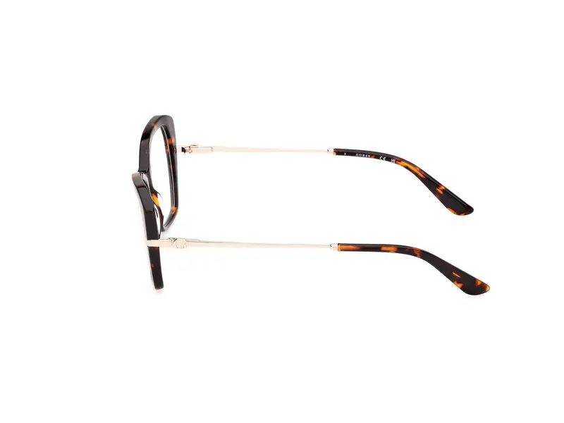 Guess Donna GU50183 052 Montature da vista Acetato Havana Geometrica Normale miniatura 2