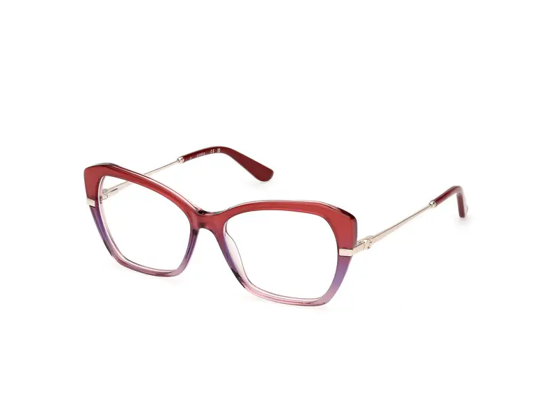 Guess Donna GU50183 074 Montature da vista Acetato Rosa Geometrica Normale