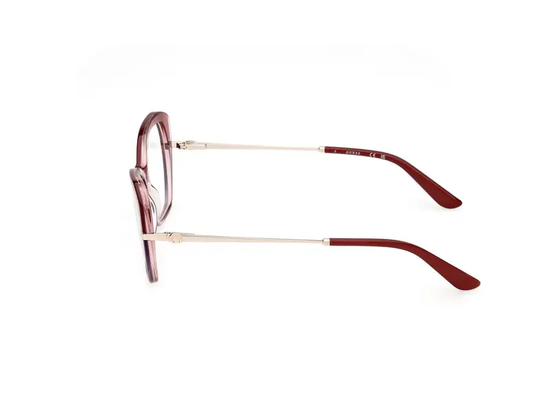 Guess Donna GU50183 074 Montature da vista Acetato Rosa Geometrica Normale miniatura 2