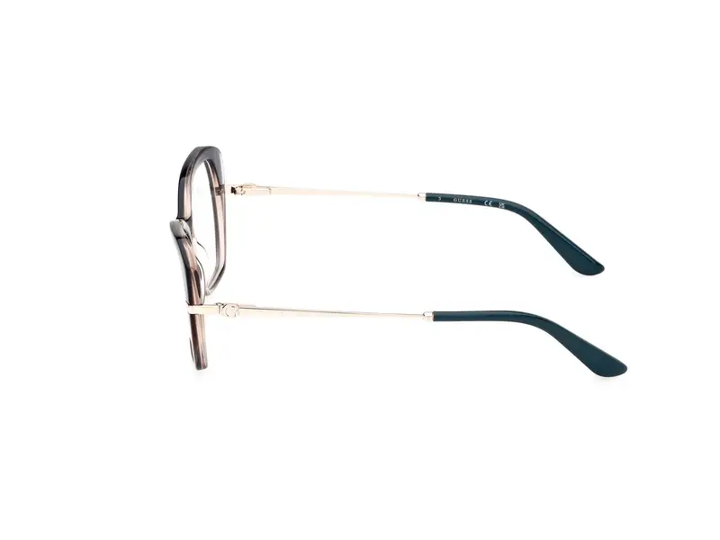 Guess Donna GU50183 092 Montature da vista Acetato Blu Geometrica Normale miniatura 2