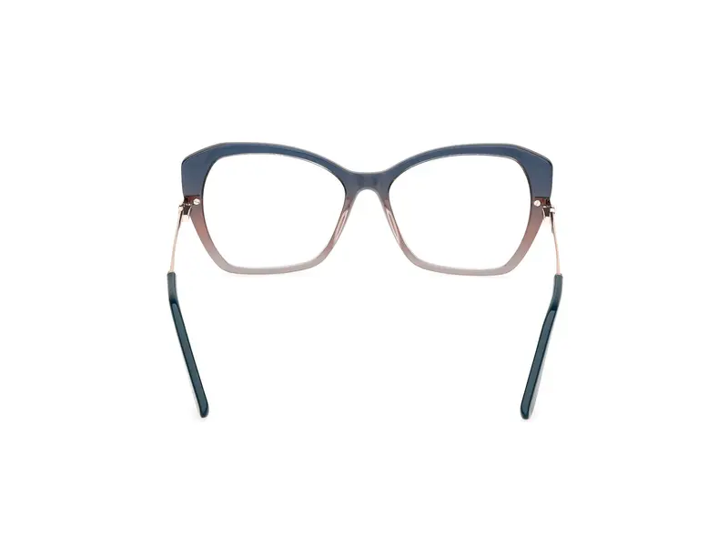 Guess Donna GU50183 092 Montature da vista Acetato Blu Geometrica Normale miniatura 3