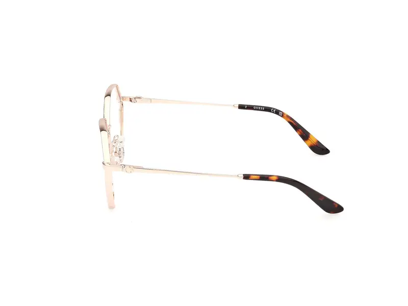 Guess Donna GU50184 032 Montature da vista Metallo Oro Geometrica Normale miniatura 2