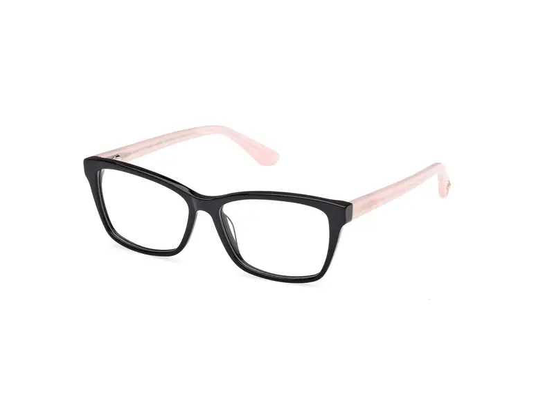 Guess Donna GU50185 001 Montature da vista Acetato Nero  Squadrata Normale
