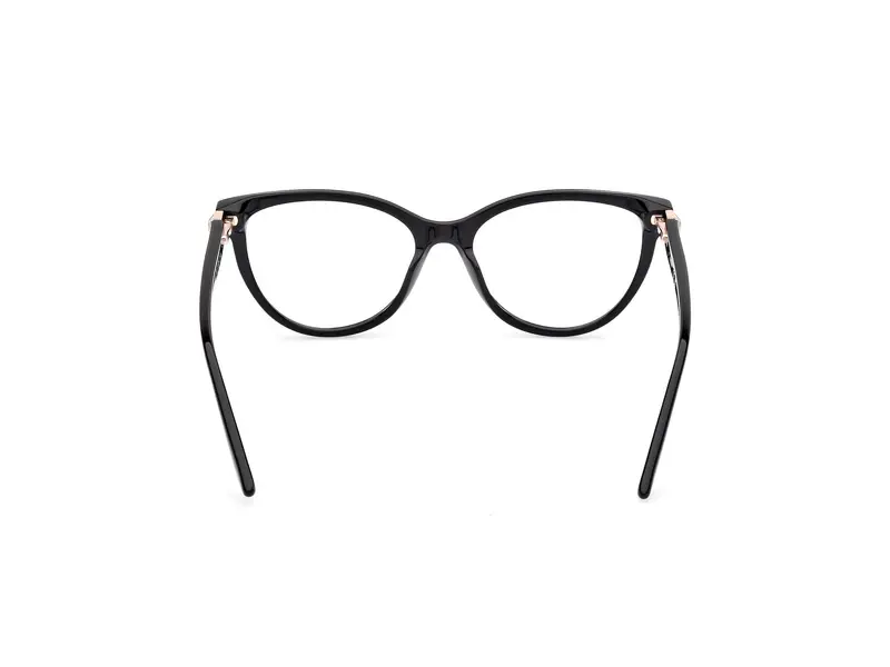 Guess Donna GU50195 001 Montature da vista Acetato Nero Cat Eye Normale miniatura 3