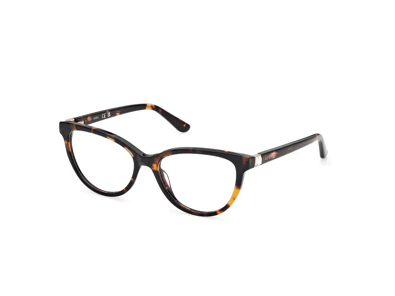 Guess Donna GU50195 052 Montature da vista Acetato Havana  Cat Eye Normale