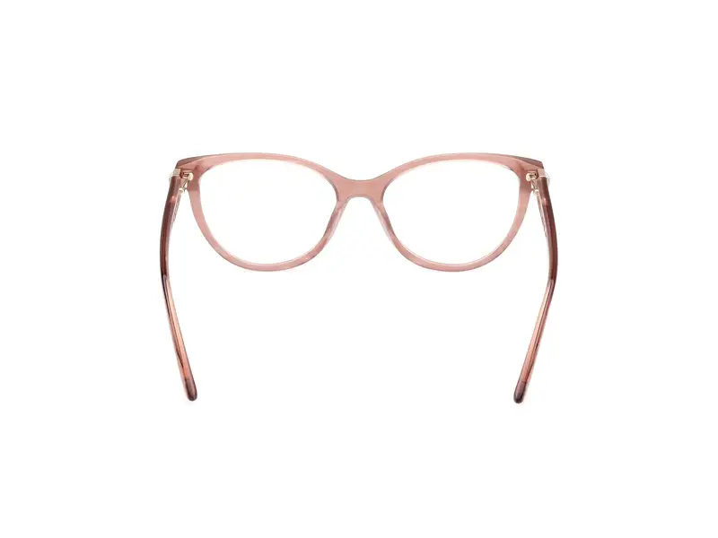 Guess Donna GU50195 059 Montature da vista Acetato Beige Cat Eye Normale miniatura 3