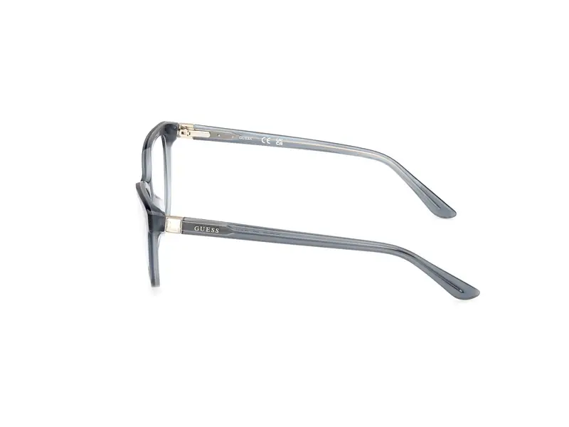 Guess Donna GU50195 092 Montature da vista Acetato Blu Cat Eye Normale miniatura 2