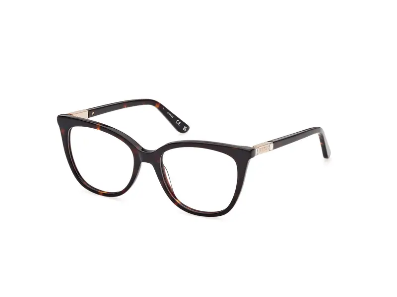 Guess Donna GU50197 052 Montature da vista Acetato Havana Squadrata Normale