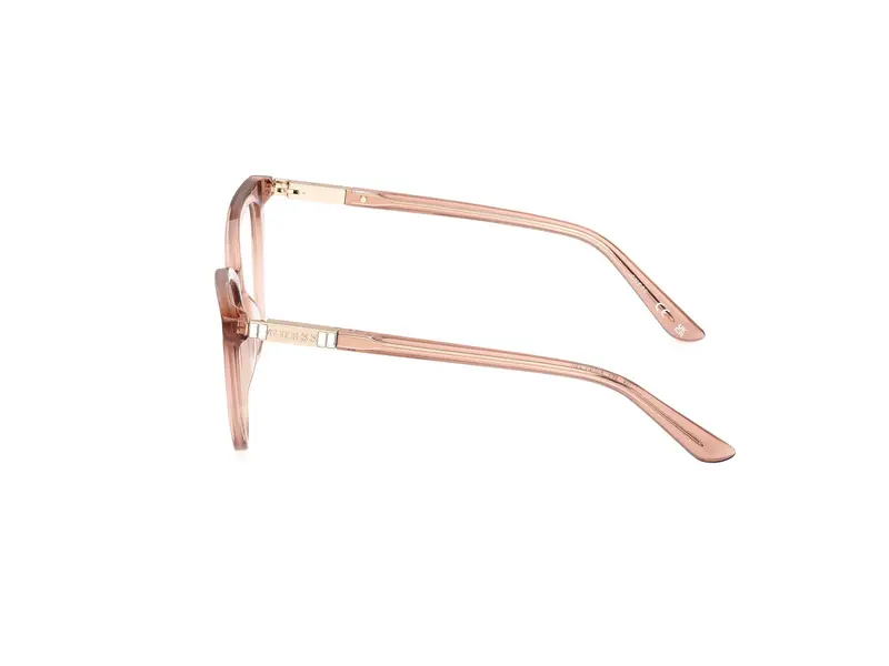 Guess Donna GU50197 057 Montature da vista Acetato Beige Squadrata Normale miniatura 2