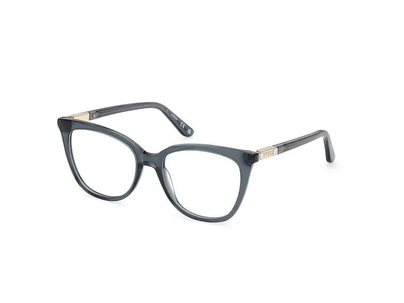 Guess Donna GU50197 090 Montature da vista Acetato Blu Squadrata Normale