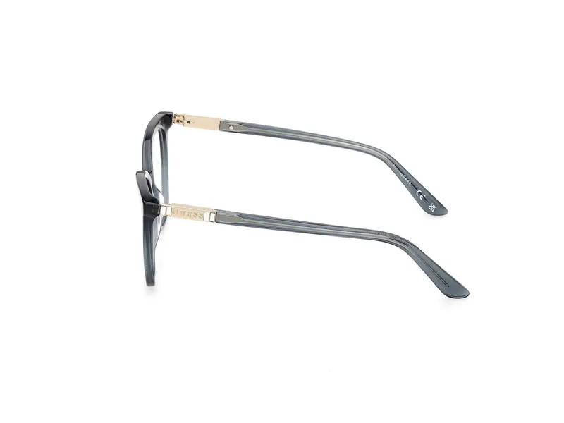 Guess Donna GU50197 090 Montature da vista Acetato Blu Squadrata Normale miniatura 2