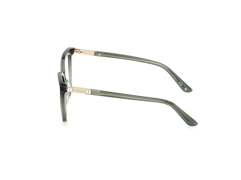 Guess Donna GU50197 093 Montature da vista Acetato Verde Squadrata Normale miniatura 2