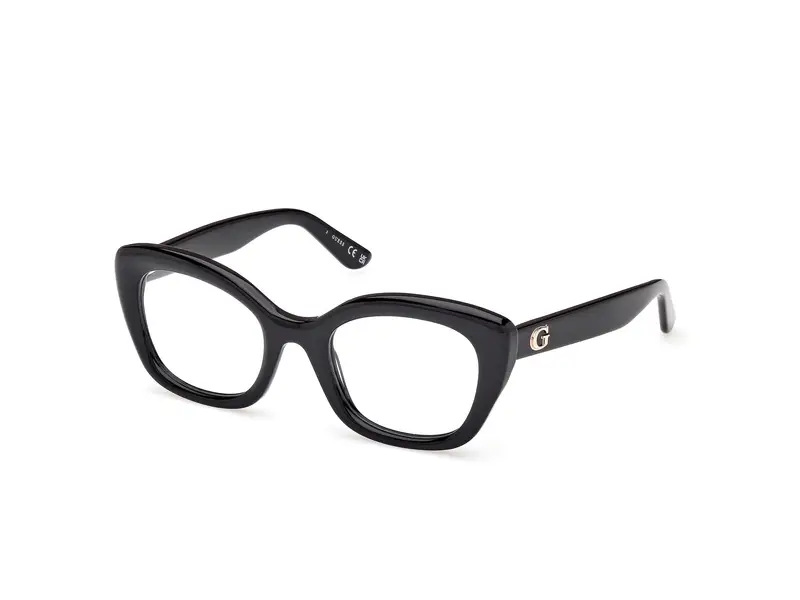 Guess Donna GU50225 1 Montature da vista Acetato Nero  Squadrata Normale
