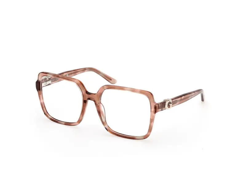 Guess Donna GU50228 59 Montature da vista Acetato Beige  Squadrata Normale
