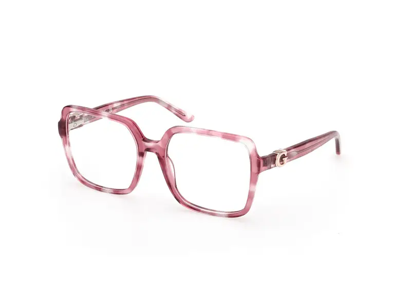 Guess Donna GU50228 80 Montature da vista Acetato Lilla  Squadrata Normale
