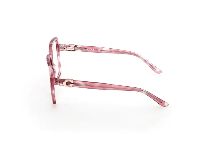 Guess Donna GU50228 80 Montature da vista Acetato Lilla Squadrata Normale miniatura 2