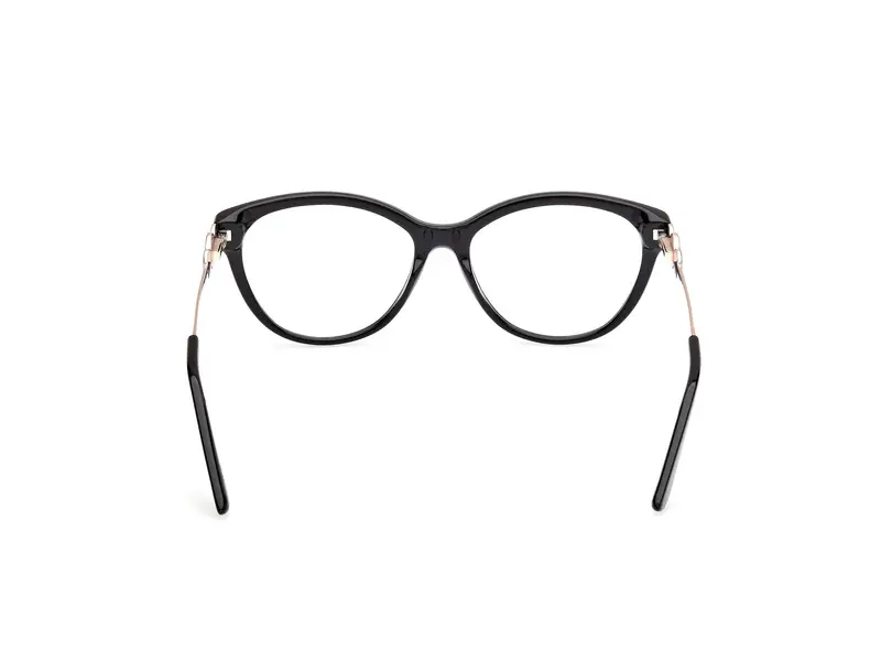 Guess Donna GU50230 1 Montature da vista Acetato Nero Cat Eye Normale miniatura 3