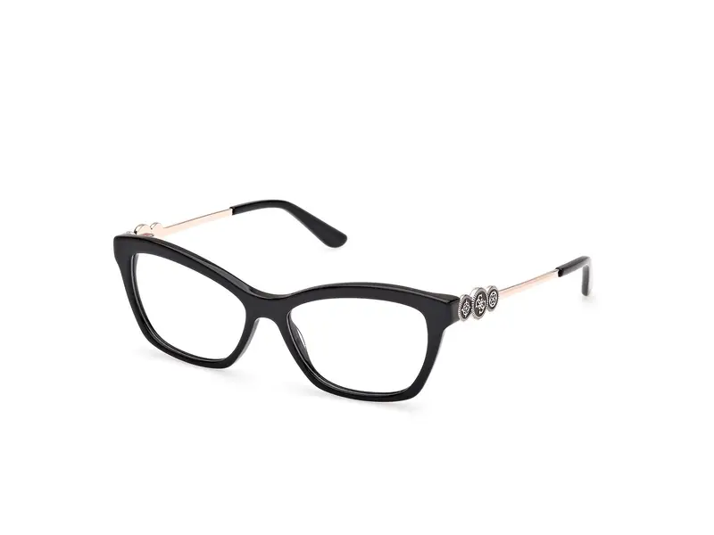 Guess Donna GU50231 1 Montature da vista Acetato Nero  Squadrata Normale