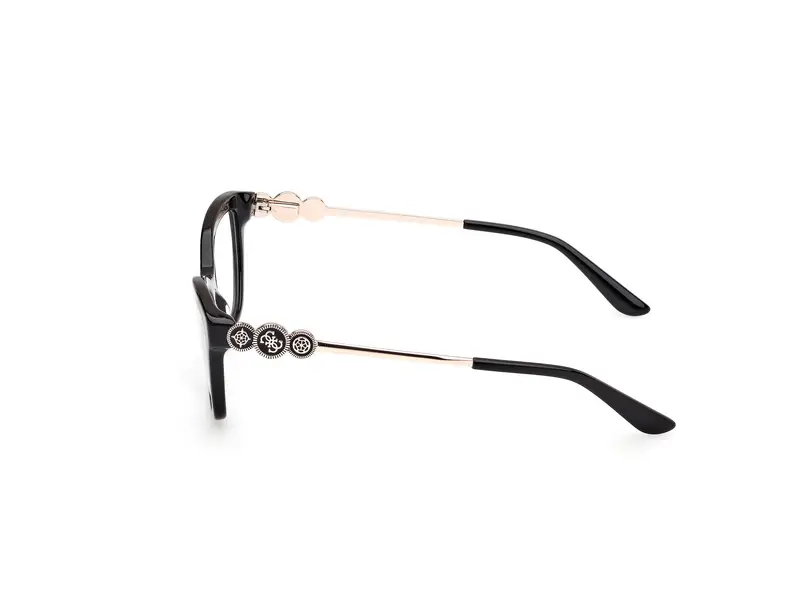 Guess Donna GU50231 1 Montature da vista Acetato Nero Squadrata Normale miniatura 2