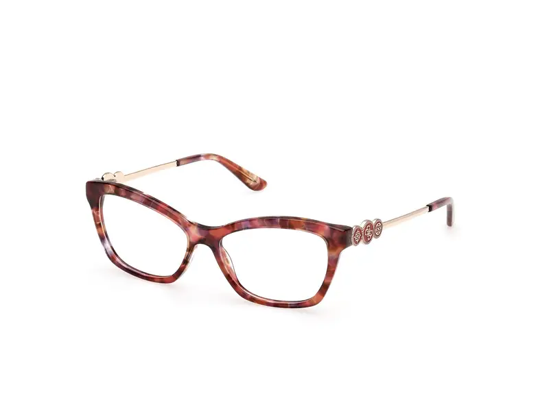 Guess Donna GU50231 68 Montature da vista Acetato Rosso  Squadrata Normale