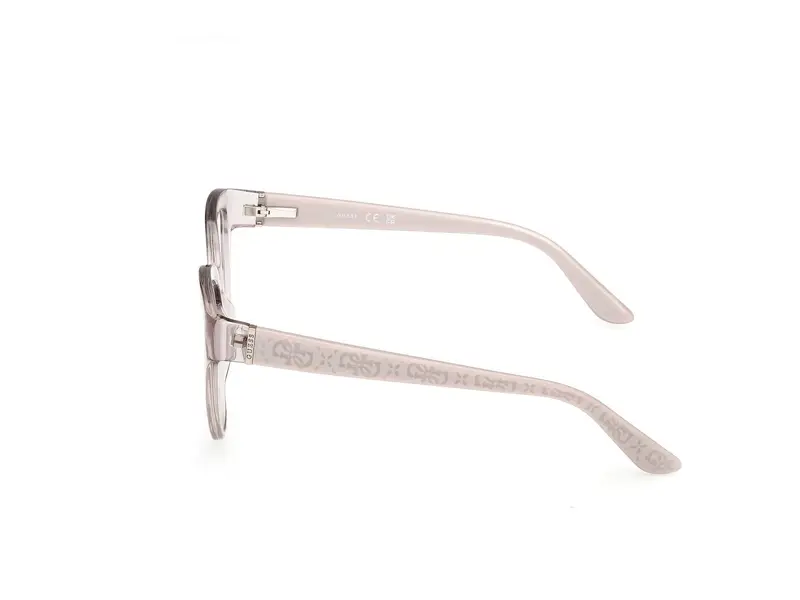 Guess Donna GU50232 20 Montature da vista Acetato Grigio Cat Eye Normale miniatura 2