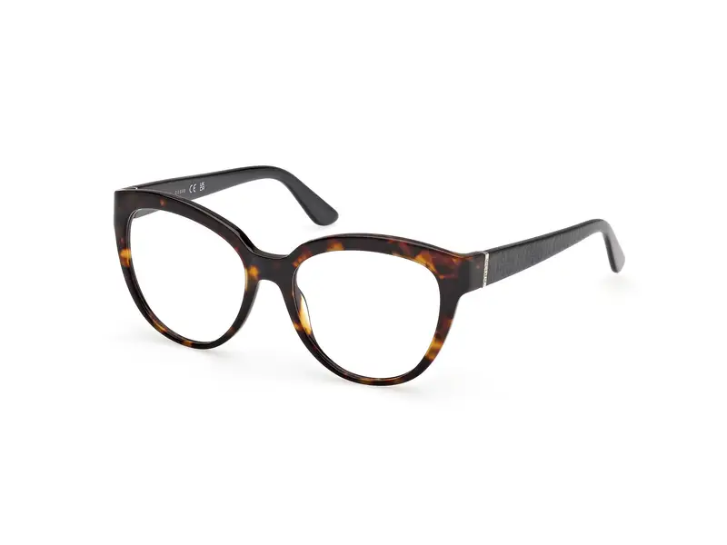 Guess Donna GU50232 52 Montature da vista Acetato Havana Cat Eye Normale