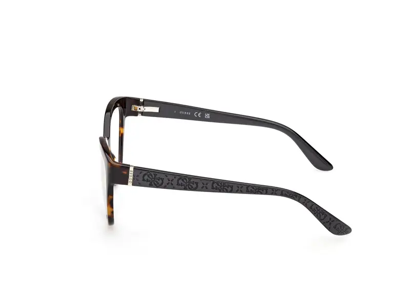Guess Donna GU50232 52 Montature da vista Acetato Havana Cat Eye Normale miniatura 2