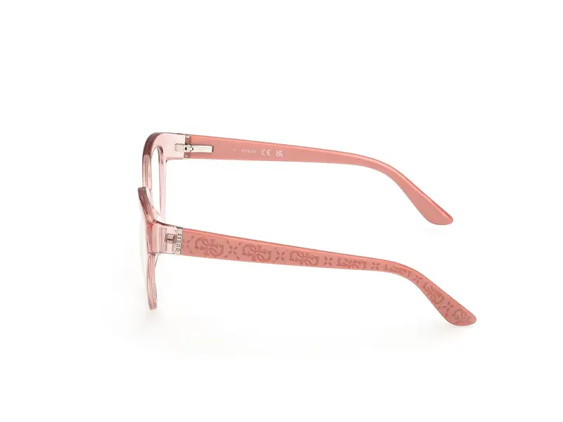 Guess Donna GU50232 72 Montature da vista Acetato Rosa Cat Eye Normale miniatura 2