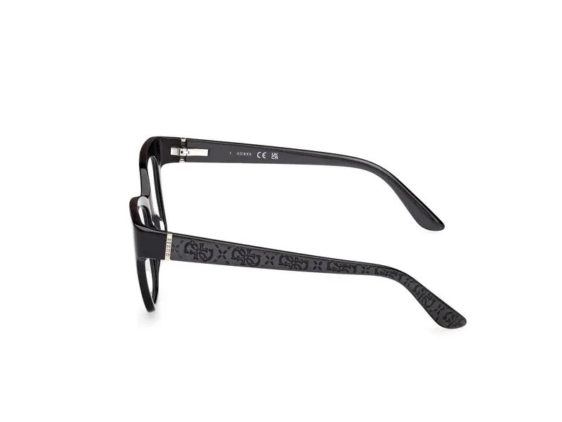 Guess Donna GU50233 1 Montature da vista Acetato Nero Squadrata Normale miniatura 2