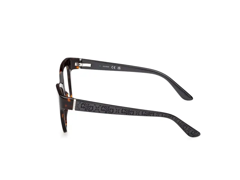 Guess Donna GU50233 52 Montature da vista Acetato Havana Squadrata Normale miniatura 2