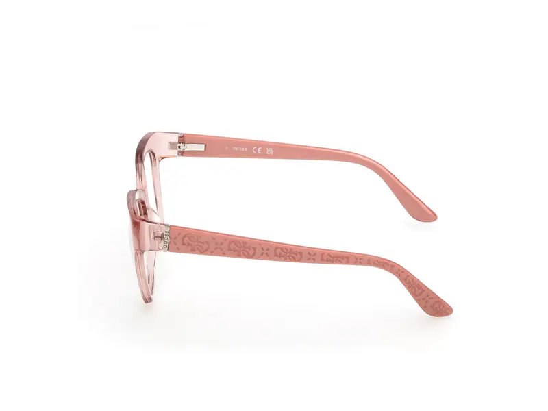 Guess Donna GU50233 72 Montature da vista Acetato Rosa Squadrata Normale miniatura 2