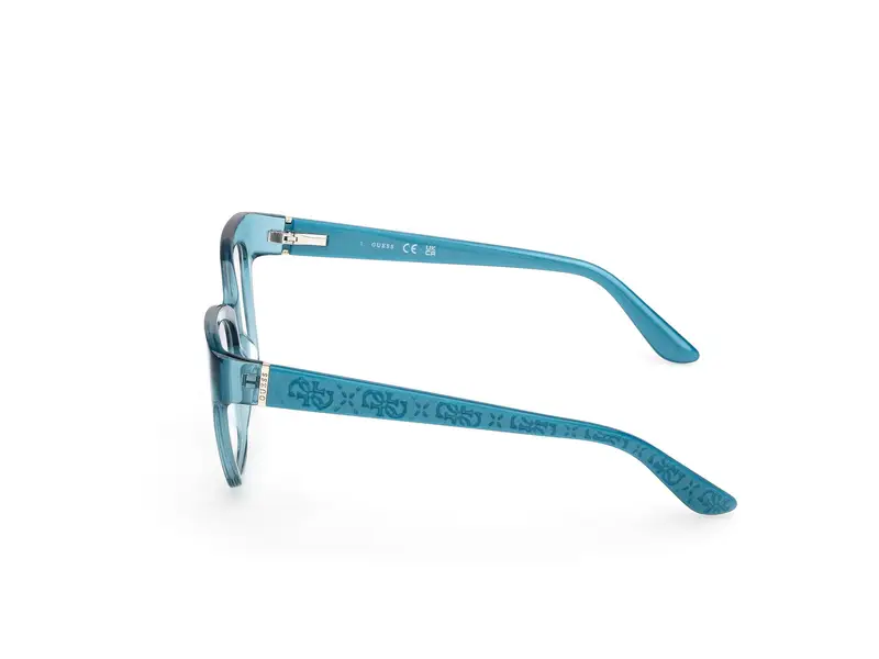 Guess Donna GU50233 87 Montature da vista Acetato Turchese Squadrata Normale miniatura 2