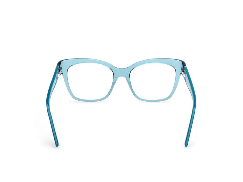 Guess Donna GU50233 87 Montature da vista Acetato Turchese Squadrata Normale miniatura 3