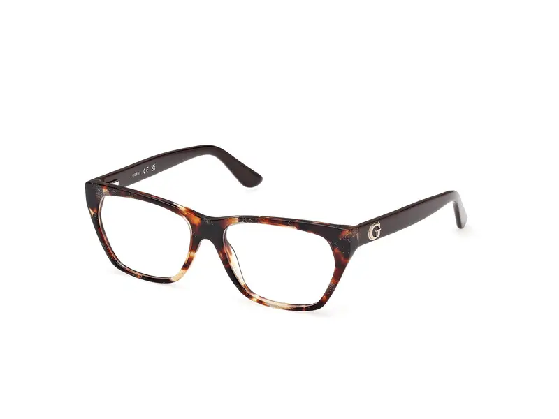 Guess Donna GU50234 52 Montature da vista Acetato Havana Geometrica Normale