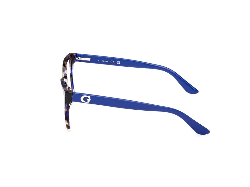 Guess Donna GU50235 92 Montature da vista Acetato Blu Squadrata Normale miniatura 2