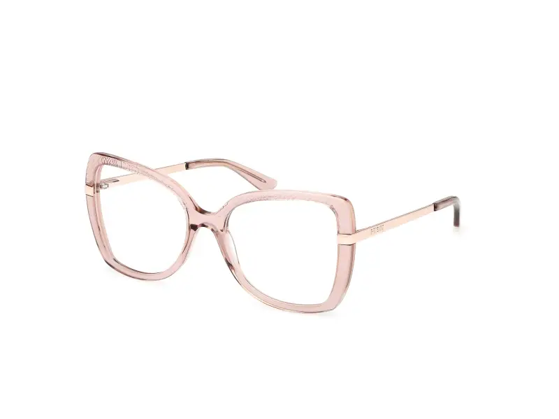 Donna GU50245 057 Montature da vista Acetato Beige Farfalla Normale