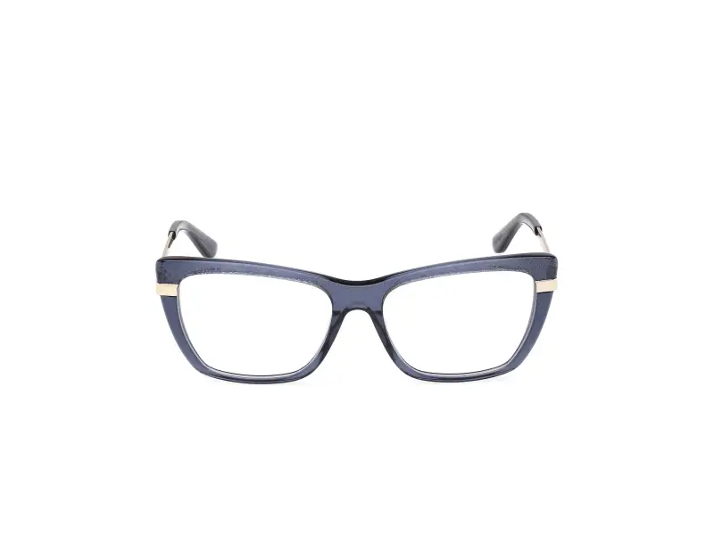 Donna GU50246 090 Montature da vista Acetato Blu Squadrata Normale miniatura 2