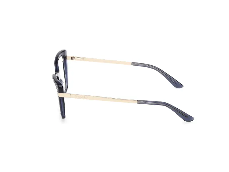 Donna GU50246 090 Montature da vista Acetato Blu Squadrata Normale miniatura 3