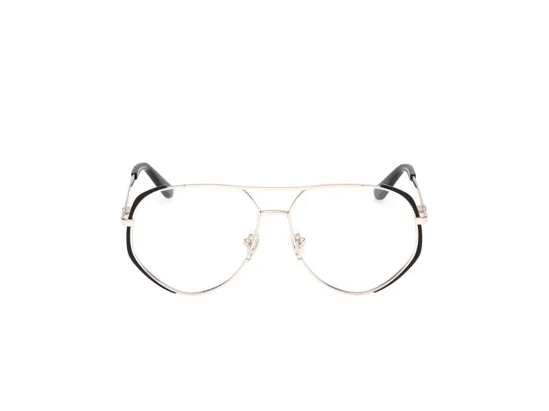 Donna GU50247 002 Montature da vista Metallo Nero Pilot Normale miniatura 2