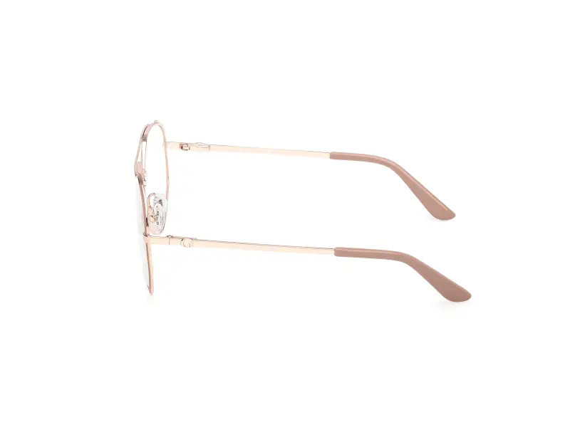 Donna GU50247 058 Montature da vista Metallo Beige Pilot Normale miniatura 3