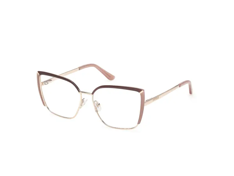 Donna GU50249 059 Montature da vista Metallo Beige Squadrata Normale