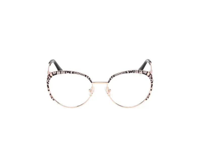 Donna GU50250 028 Montature da vista Metallo Oro Rotonda Normale miniatura 2