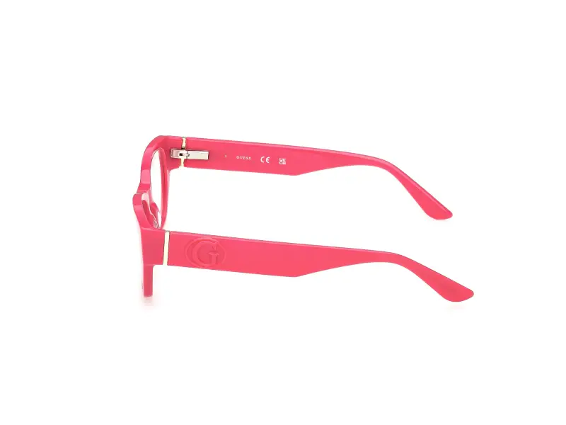 Donna GU50304 072 Montature da vista Acetato Rosa Squadrata Normale miniatura 3