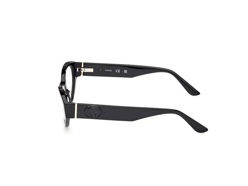 Donna GU50305 001 Montature da vista Acetato Nero Cat Eye Normale miniatura 3
