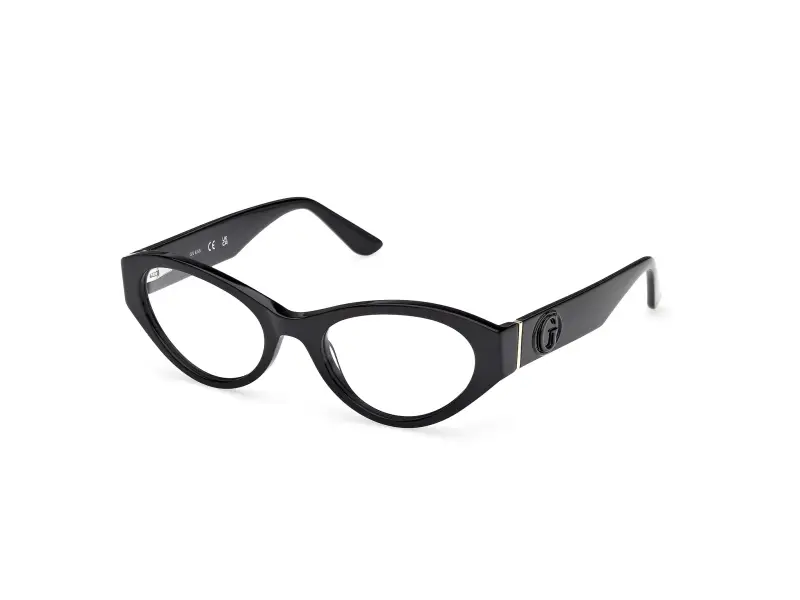 Donna GU50305 001 Montature da vista Acetato Nero Cat Eye Normale